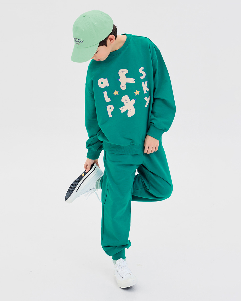 Bộ đồ dài dáng rộng cotton mịn bé trai U1256