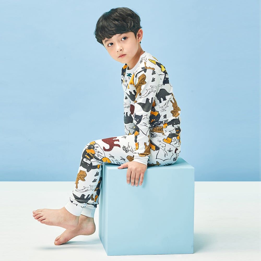 Bộ đồ dài dáng ôm cotton mịn bé trai U1249