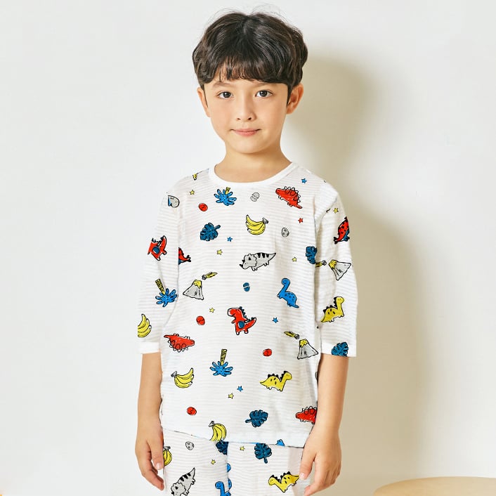 [Lẻ size] Bộ đồ lửng cotton cho bé trai và bé gái lẻ size U8003