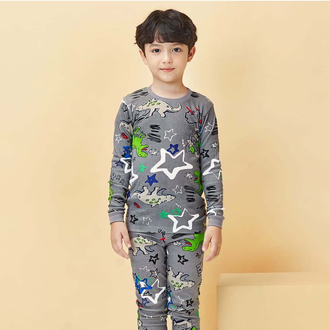 [Lẻ size] Bộ đồ dài tay cotton cho bé trai và bé gái lẻ size U8013