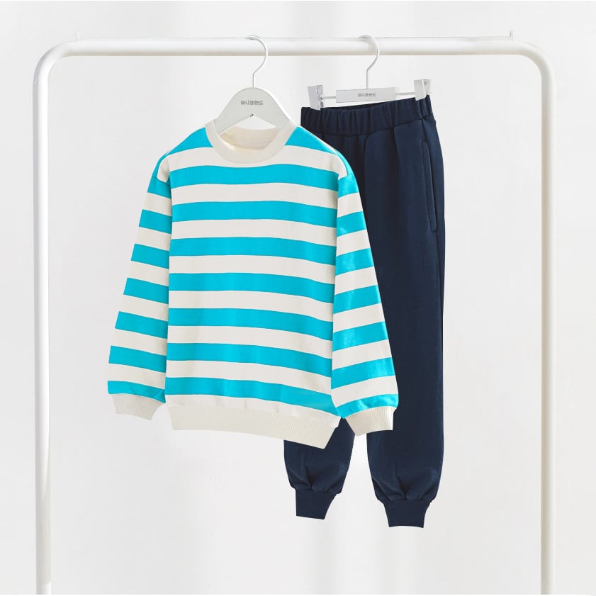 [Lẻ size] Bộ đồ dài tay cotton cho bé trai và bé gái lẻ size U8008