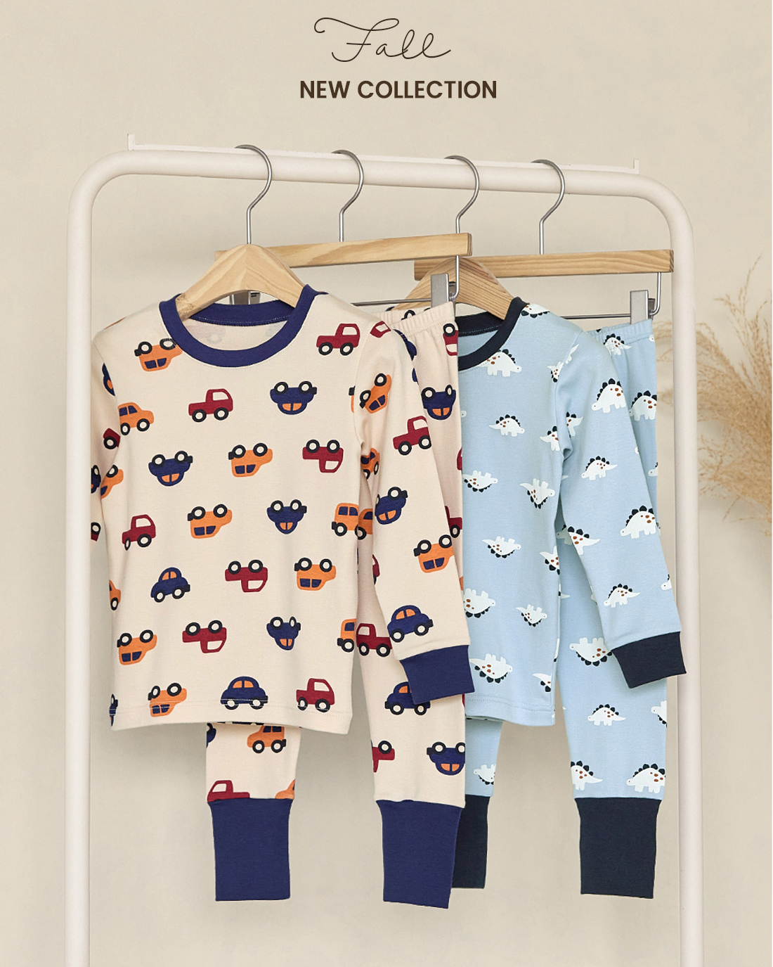 Bộ đồ dài dáng ôm cotton mịn bé trai U1259