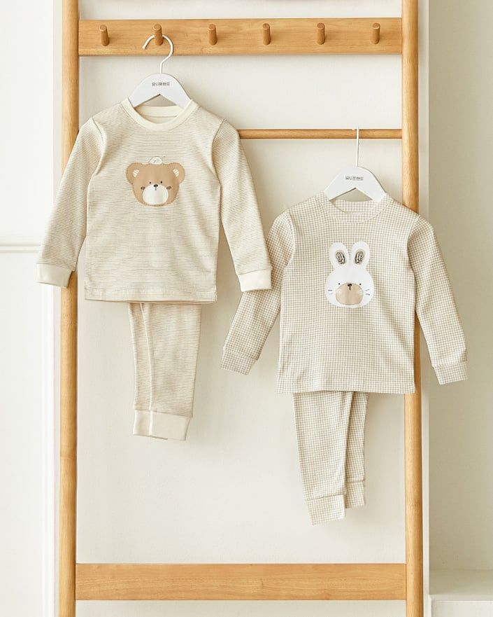 Bộ đồ dài dáng ôm cotton mịn bé trai và bé gái U1263