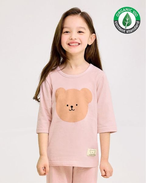 Bộ đồ lửng cotton mịn bé gái U2163