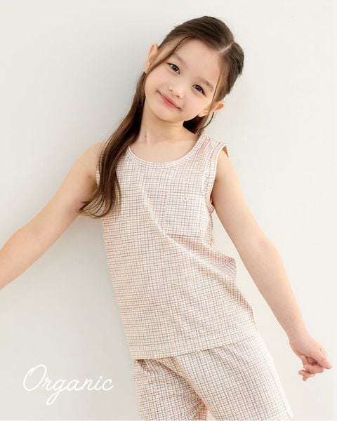 Bộ đồ ba lỗ cotton mịn bé trai và bé gái U4081