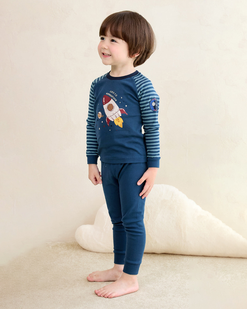 Bộ đồ dài dáng ôm cotton mịn bé trai U1203