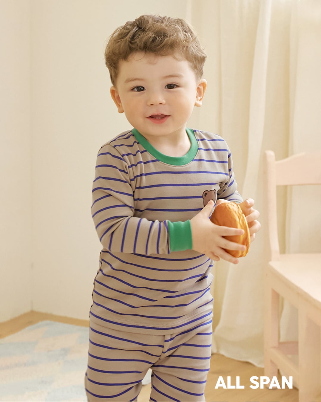 Bộ đồ dài dáng ôm cotton mịn bé trai và bé gái U1276