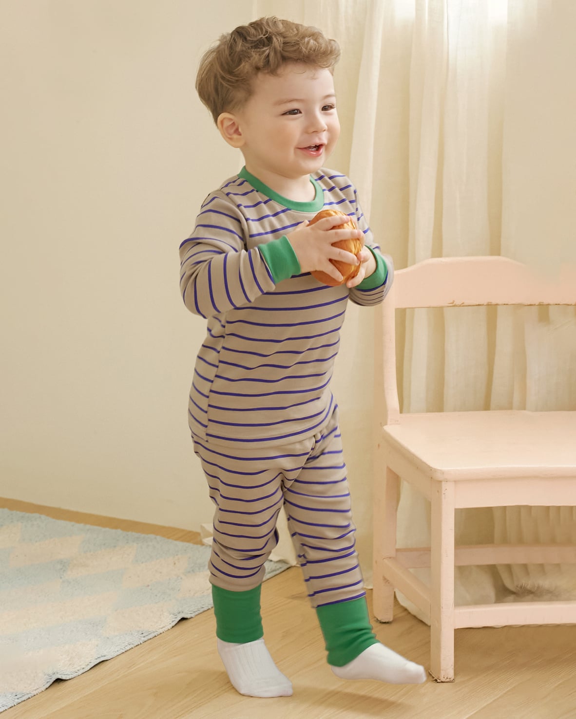 Bộ đồ dài dáng ôm cotton mịn bé trai và bé gái U1276