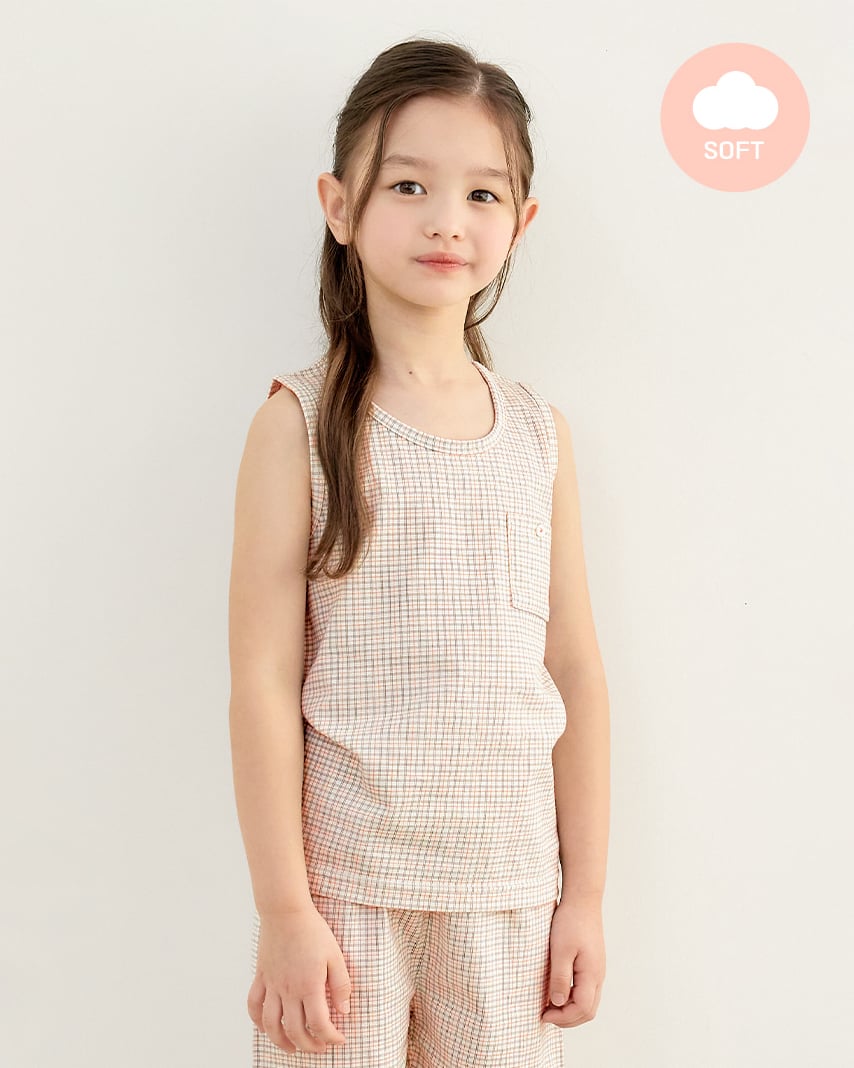 Bộ đồ ba lỗ cotton mịn bé trai và bé gái U4081