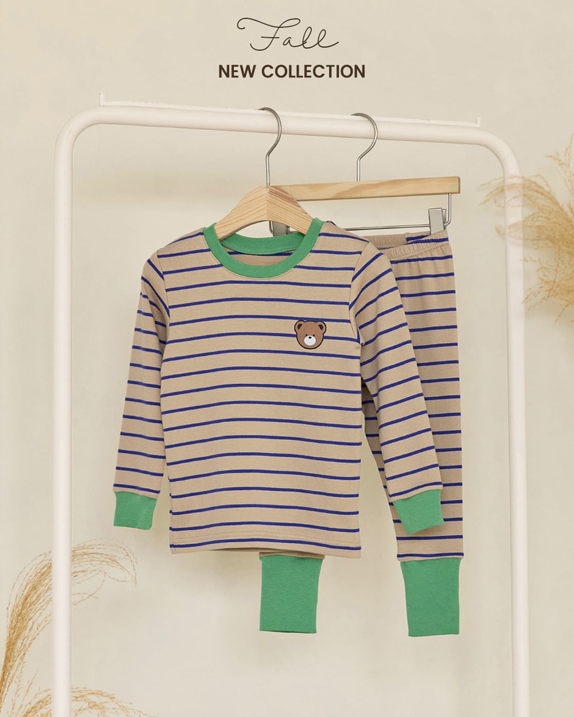 Bộ đồ dài dáng ôm cotton mịn bé trai và bé gái U1276