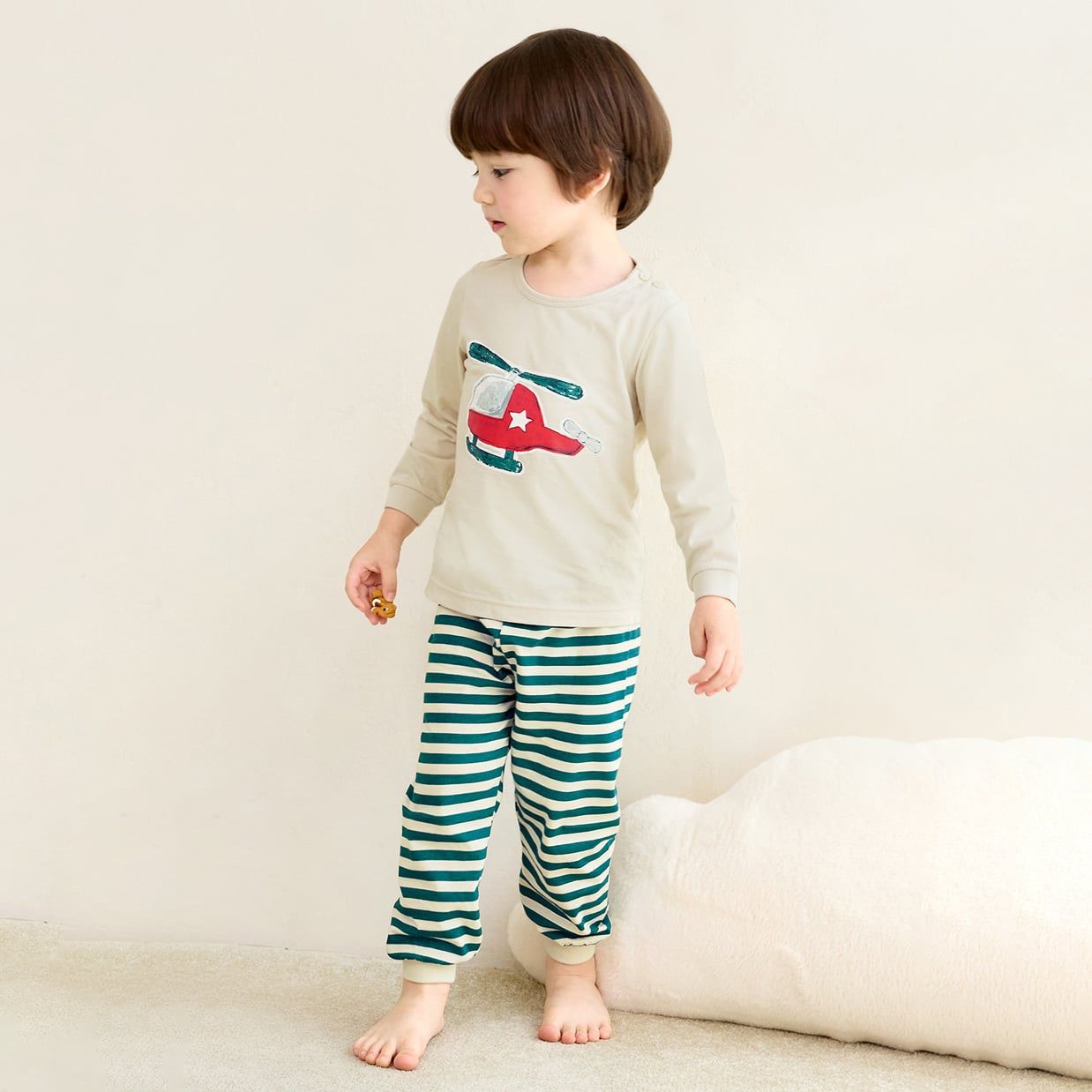 [Lẻ size] Bộ đồ dài tay cotton cho bé trai và bé gái lẻ size U8008