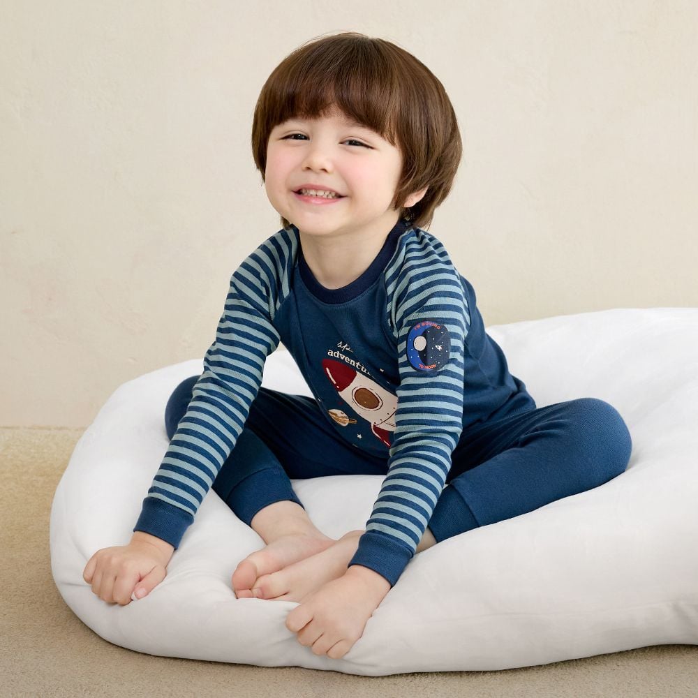 [Lẻ size] Bộ đồ dài tay cotton cho bé trai và bé gái lẻ size U8008