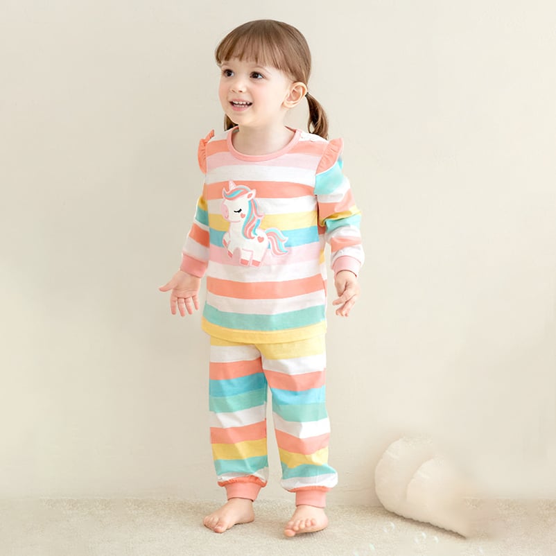 [Lẻ size] Bộ đồ dài tay cotton cho bé trai và bé gái lẻ size U8008