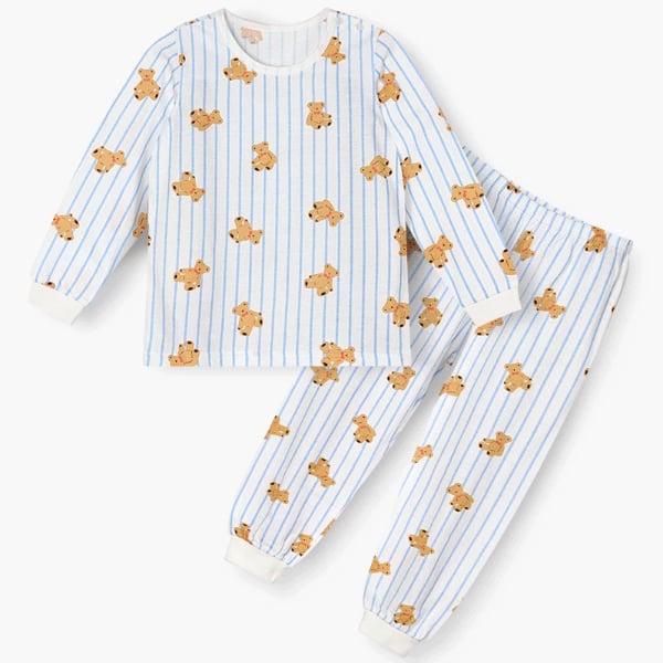[Lẻ size] Bộ đồ dài tay cotton cho bé trai và bé gái lẻ size U8008