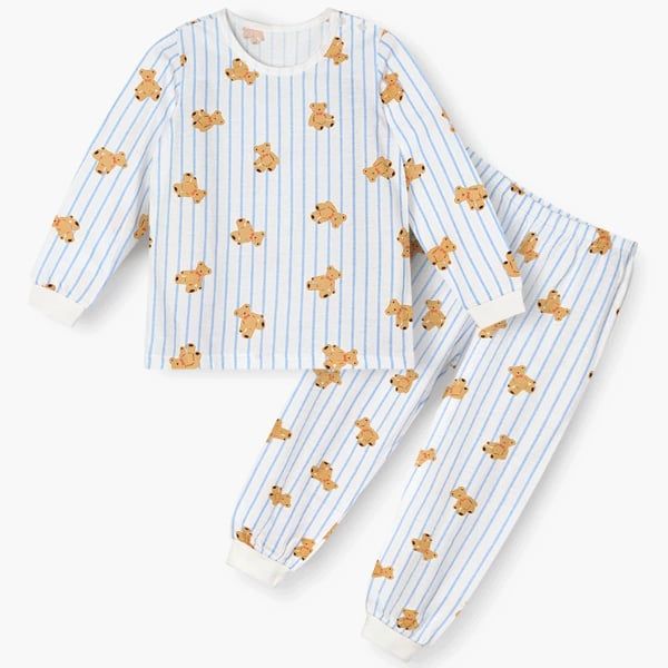 [Lẻ size] Bộ đồ dài tay cotton cho bé trai và bé gái lẻ size U8008