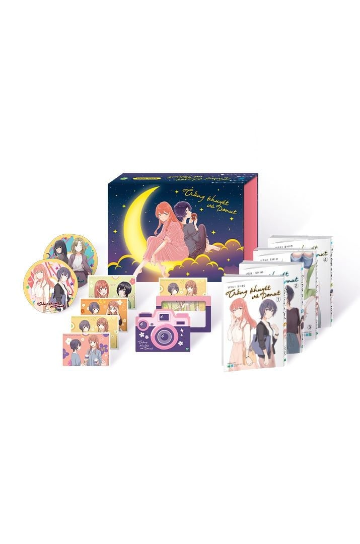 Trăng Khuyết Và Donut (Boxset Manga 4 Tập)