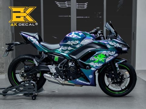 KAWASAKI NINJA 650 - 1626 wrap chuyển sắc titan purple