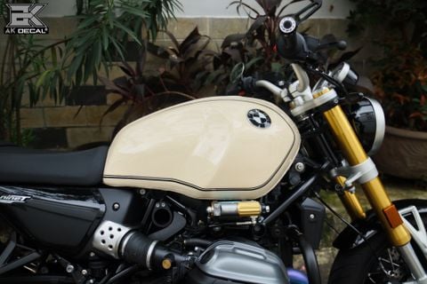 BMW R12 NINE T - 5125 wrap Yellow Desert
