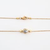 Dây Chuyền mặt evil eye - Mạ Vàng 18K Không Phai Màu