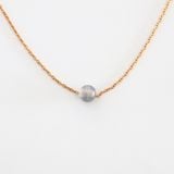 Dây Chuyền đá labradorite - Mạ Vàng 18K Không Phai Màu