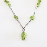 Dây Chuyền đá peridot kiểu choker