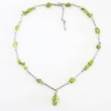 Dây Chuyền đá peridot kiểu choker