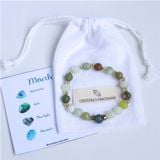 March birthstone bracelet - Vòng tay mix đá dành cho người sinh tháng 3