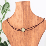 Vòng cổ đá Prehnite (đá bồ đào) - mang năng lượng chữa lành