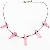 Vòng Cổ Pink Aura & Lapis Lazuli – Vẻ Đẹp Của Tình Yêu