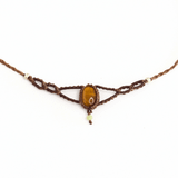 Vòng cổ macrame đá Mắt Hổ – Biểu tượng của bản lĩnh và sự thịnh vượng