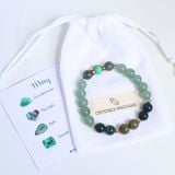 May birthstone bracelet - Vòng tay mix đá dành cho người sinh tháng 5