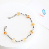 Bộ Sưu Tập Vòng Tay Titan Đá Thiên Nhiên – Tinh Tế Và Bền Vững - citrine - herkimer diamond - ngọc trai