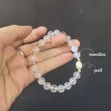 June birthstone bracelet - Vòng tay mix đá dành cho người sinh tháng 6