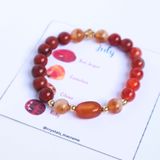 July birthstone bracelet - Vòng tay mix đá dành cho người sinh tháng 7