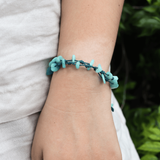 Vòng tay tình yêu đá amazonite mang lại năng lượng cân