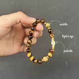 August birthstone bracelet - Vòng tay mix đá dành cho người sinh tháng 8