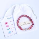 October birthstone bracelet - Vòng tay mix đá dành cho người sinh tháng 10