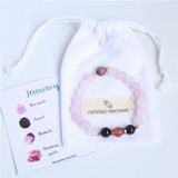 January birthstone bracelet - Vòng tay mix đá dành cho người sinh tháng 1