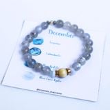 December birthstone bracelet - Vòng tay mix đá dành cho người sinh tháng 12