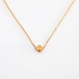 Dây Chuyền Cỏ 4 lá ngọc bích - Mạ Vàng 18K Không Phai Màu