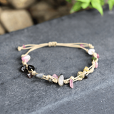 Vòng tay đá Tường Vi (Rhodonite) tự nhiên năng lượng chữa lành mạnh mẽ, giúp cân bằng cảm xúc
