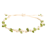Vòng tay đá peridot mang lại may mắn , hạnh phúc