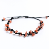 Vòng tay đá Mặt Trời (Sunstone) tự nhiên mang năng lượng hạnh phúc và niểm vui