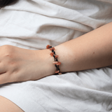 Vòng tay đá Mặt Trời (Sunstone) tự nhiên mang năng lượng hạnh phúc và niểm vui