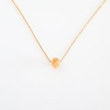 Dây Chuyền đá Citrine thạch anh vàng - Mạ Vàng 18K Không Phai Màu
