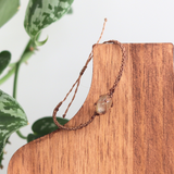 Vòng tay macrame đá Thạch Anh Tóc Vàng – Biểu tượng của tài lộc và sự thịnh vượng