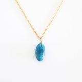 Dây Chuyền đá Apatite - Mạ Vàng 18K Không Phai Màu