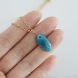 Dây Chuyền đá Apatite - Mạ Vàng 18K Không Phai Màu
