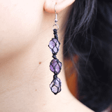 Emma's Amethyst Earrings - Bông tai thạch anh tím