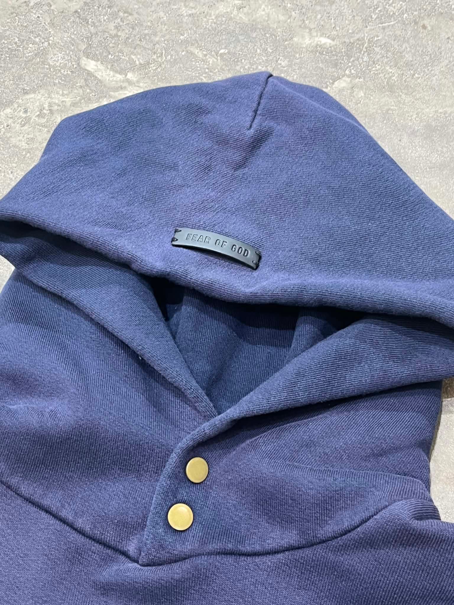  Fear Of God Hoodie 7 (Navy) (Used) 